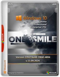 Windows 10 x64 Rus by OneSmiLe [19045.4894]